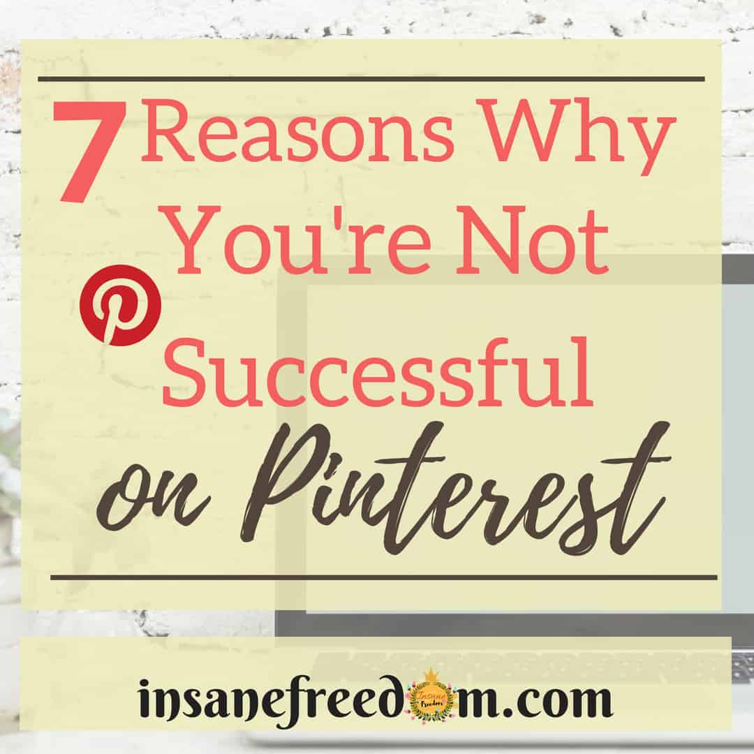 Learn all about the 7 mistakes you're making on Pinterest. Find out how to fix them to be successful on Pinterest.