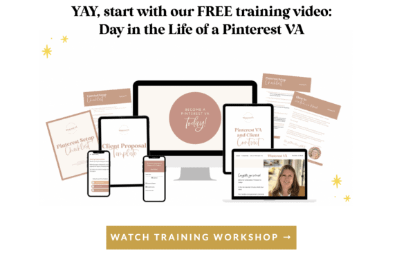 Watch the free Pinterest VA training workshop