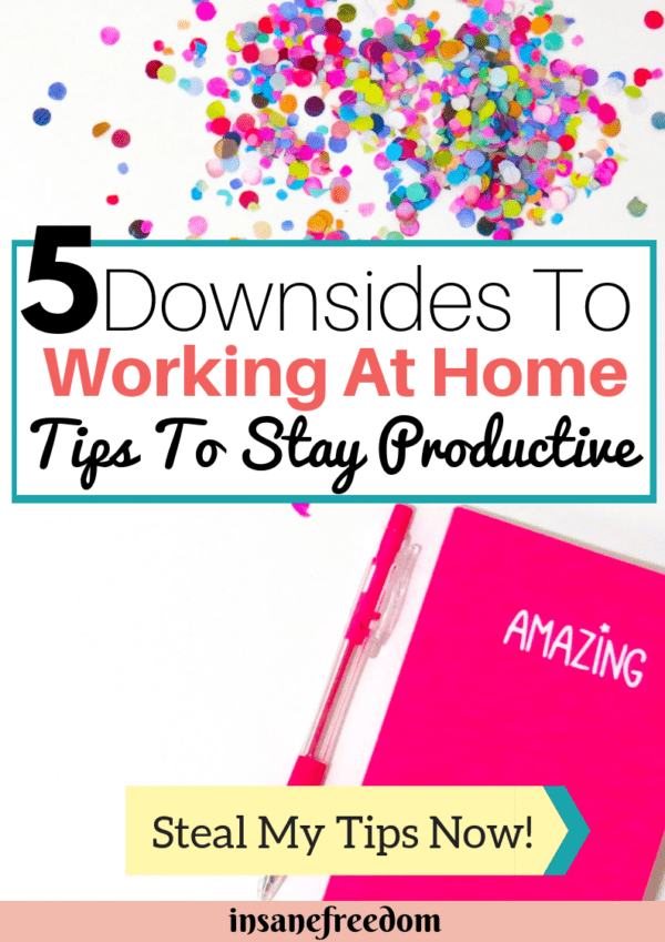 Working at home has its perks, but there are a few challenging downsides to it as well. Learn how you can stay productive and sane. 