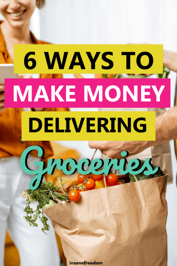 Make money delivering or shopping groceries for others using your car! Here are 6 ways to make money and get paid to grocery shop you need to know about.