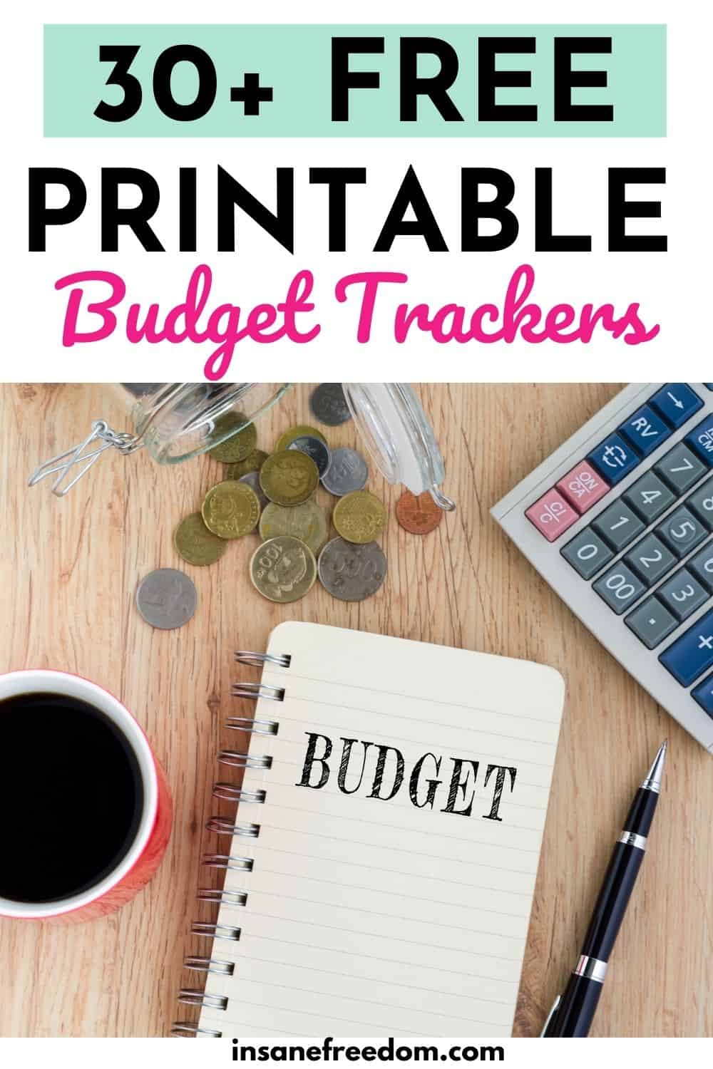 35+ Free Printable Budget Trackers To Manage Your Money Better - Insane ...