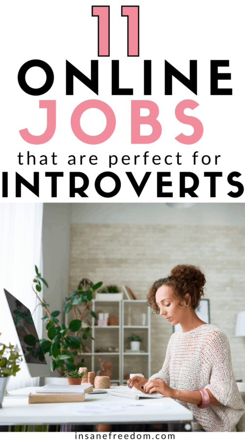Here are 11 of the best online jobs and side hustles for introverts to make money online!