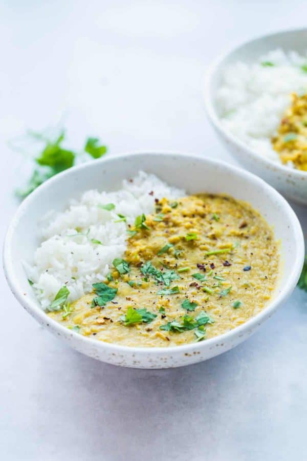 This vegan lentil dahl recipe is healthy, hearty and does not cost much to make! 
