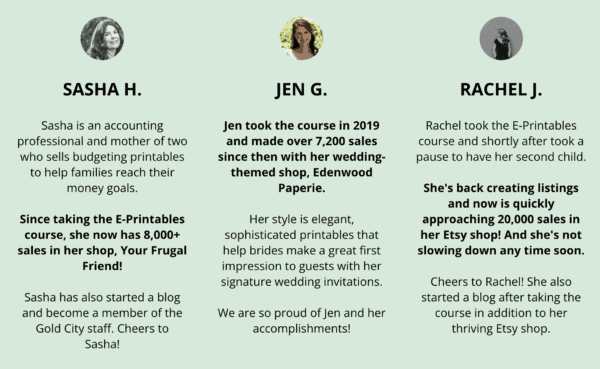 Gold City Ventures VIP E-Printables Student Success