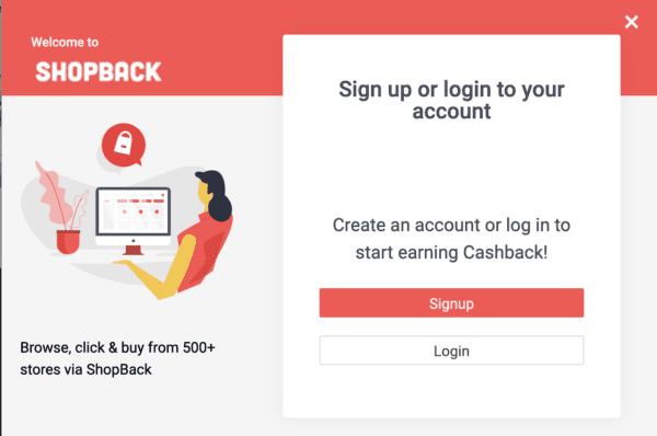 How to sign up to Shop Back