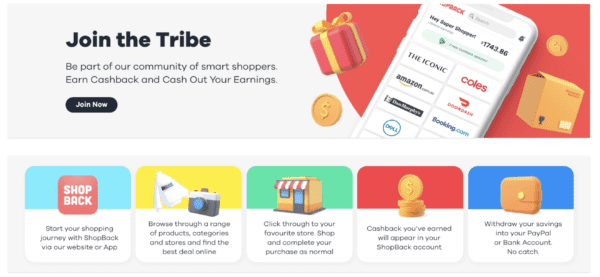 Join The Shop Back Tribe And Earn Cash Back