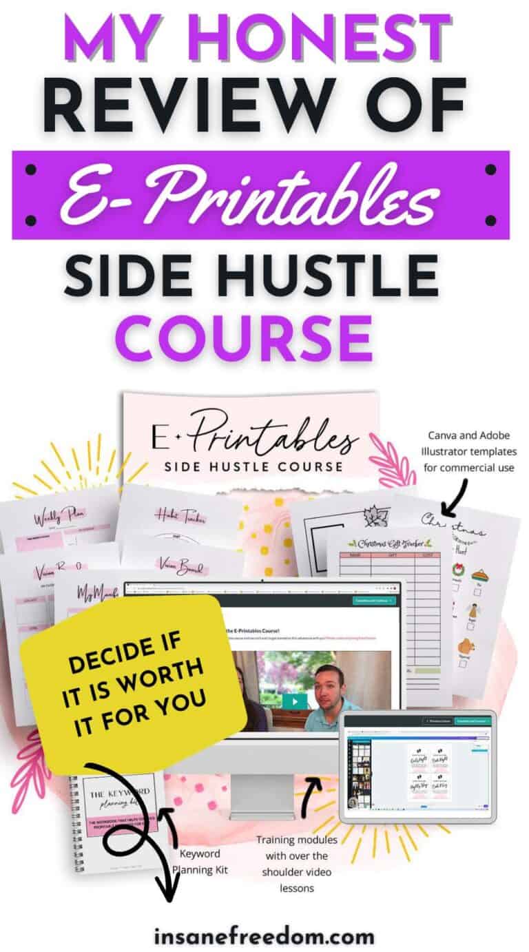 Gold City Ventures Etsy Printables Course Review - Insane Freedom